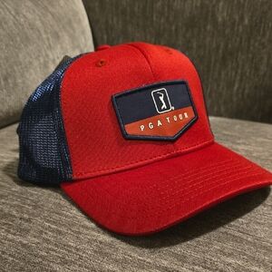 PGA Tour Golf Mesh Snapback Hat - Pro Series